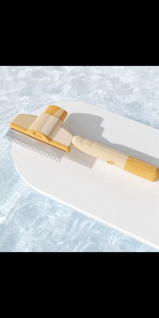 Brosse auto-nettoyante pour chiens et chats