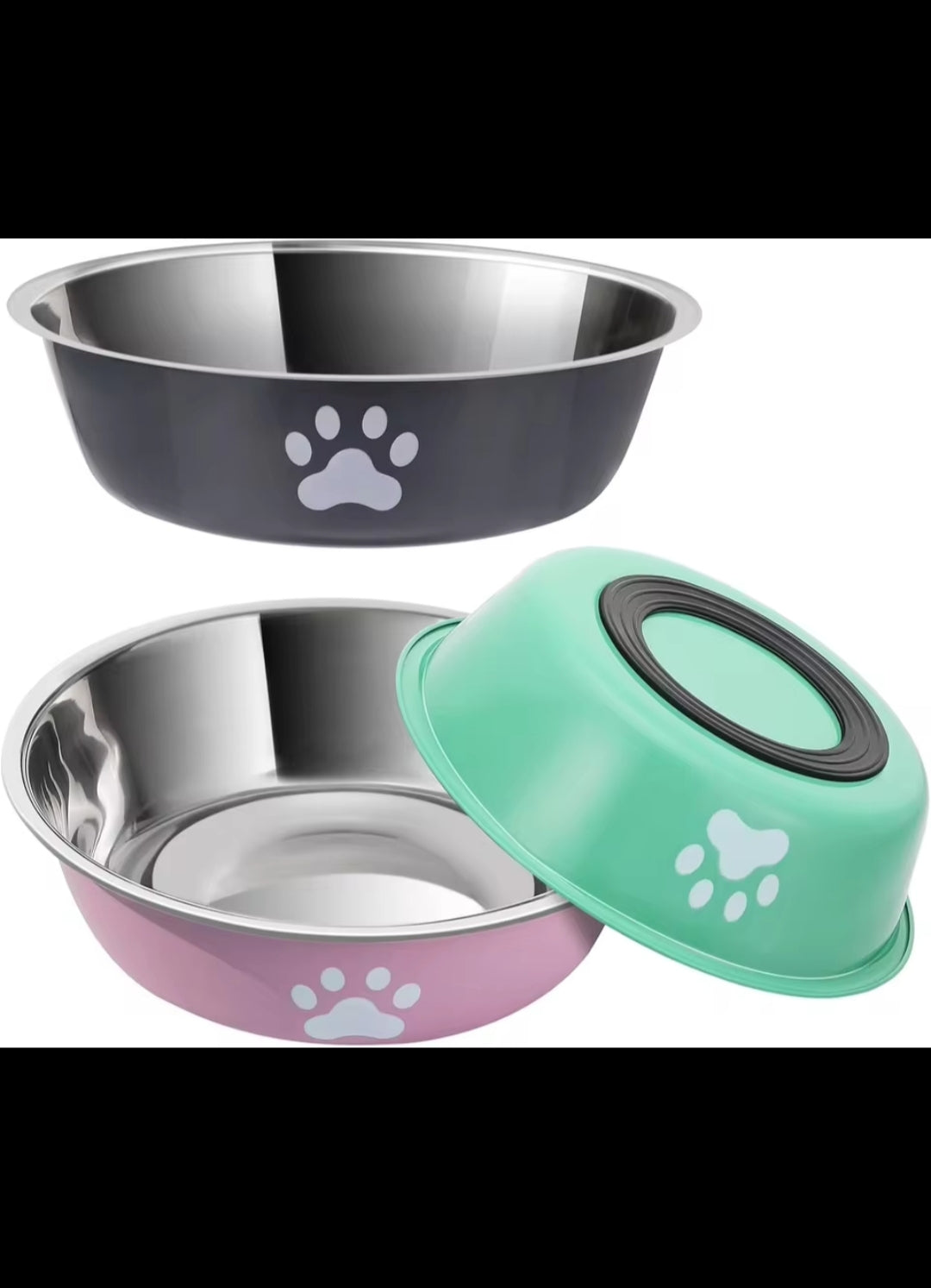 Bol antidérapant pour Chiens & Chats ( INOX )