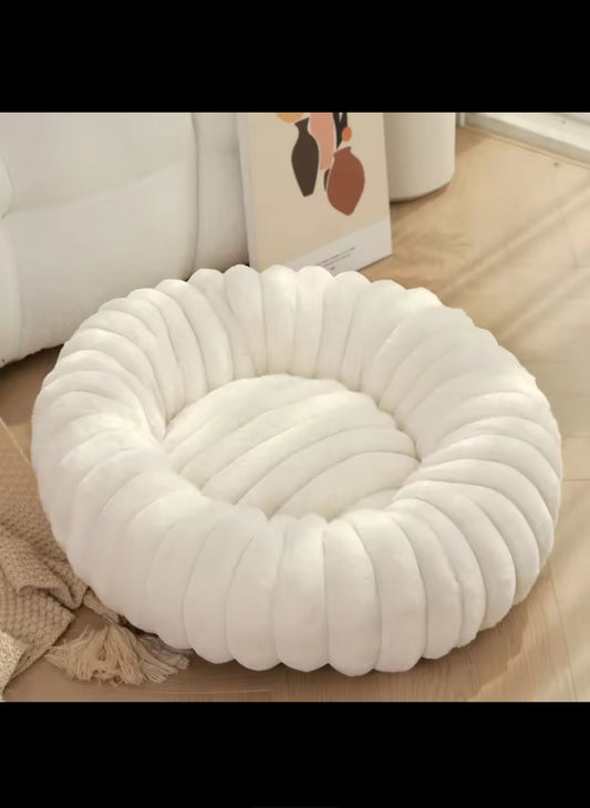 Lit rond cocooning ultra doux